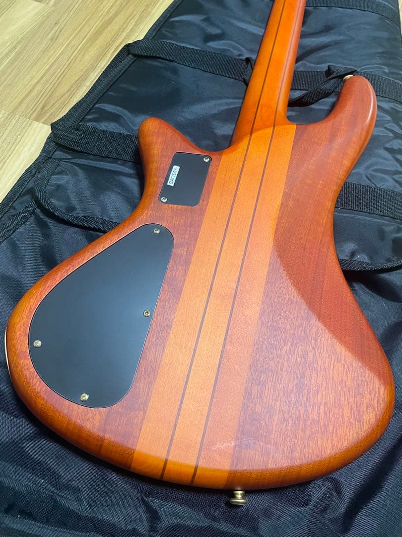 Scherer エレキベース 4弦 ブラウン ギグバッグ付き