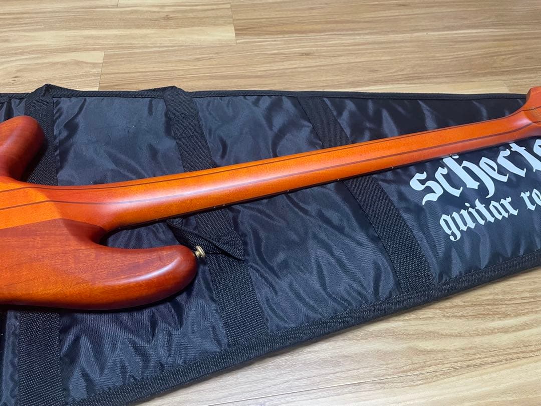 Scherer エレキベース 4弦 ブラウン ギグバッグ付き