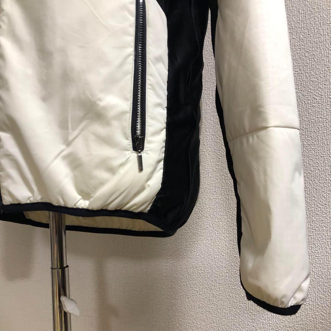 ルコックゴルフ◆ジップアップ ダウン ジャケット オフホワイト Lサイズ