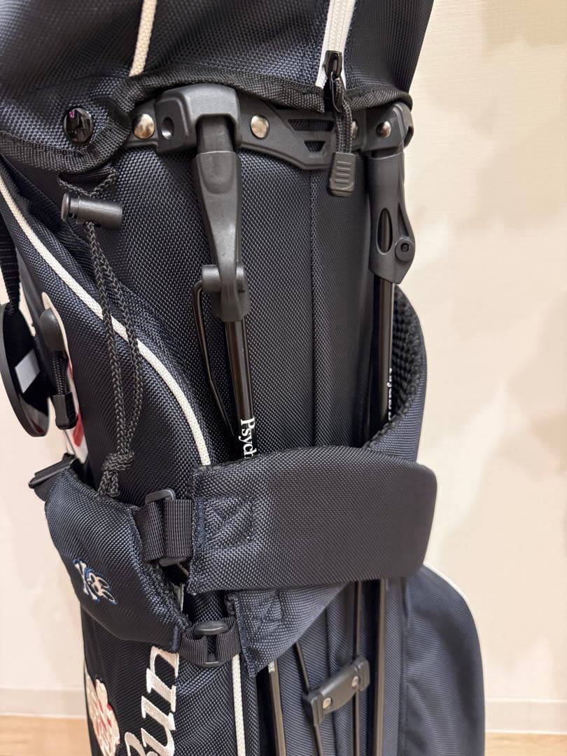 【極美品】Psycho Bunny スタンド付きキャディバッグ　サイコバニー