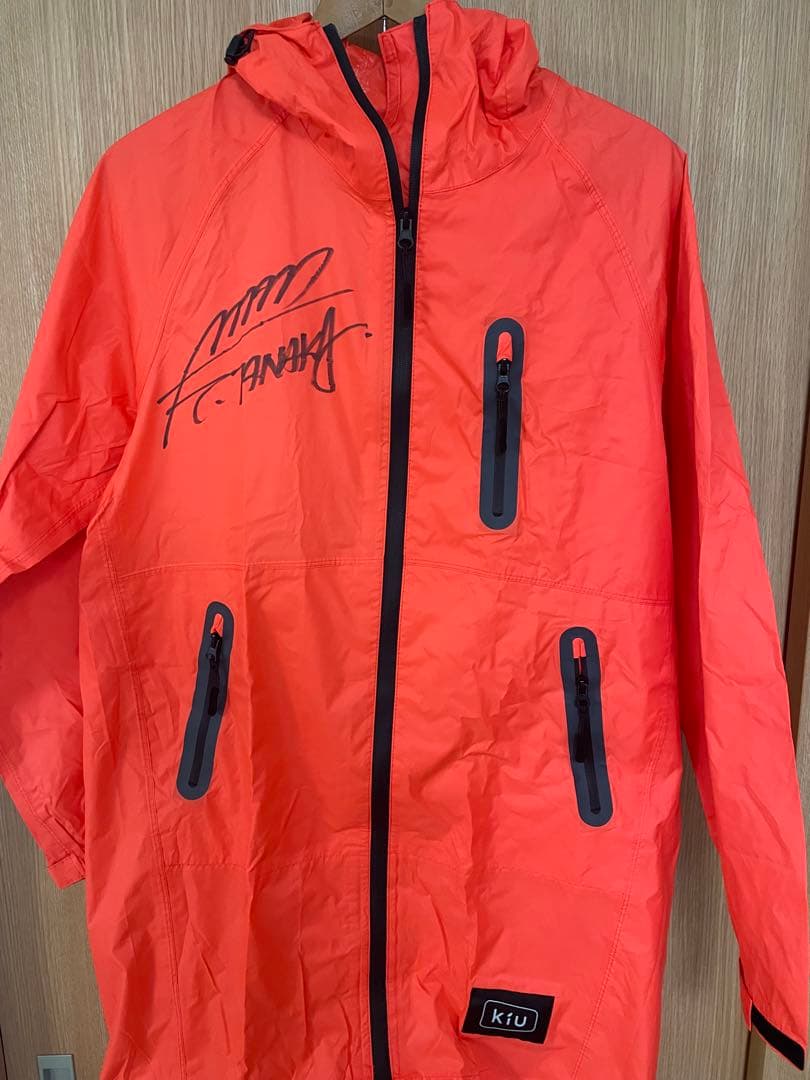 ゆ*き様 マンウィズ kiuトーキョータナカサイン入りレインジップアップ