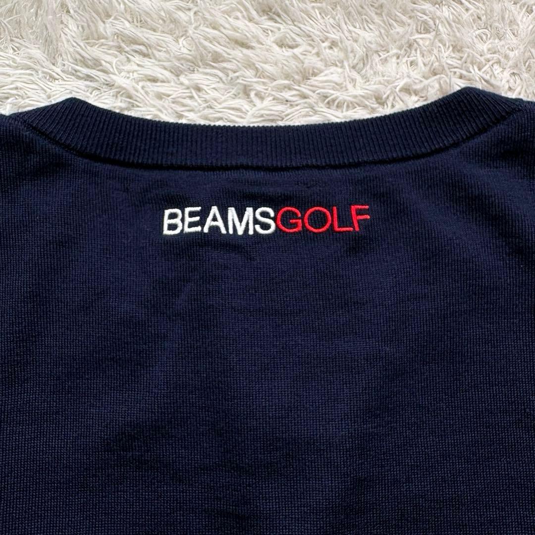 ★新品タグ付き★ BEAMS GOLF パープルレーベル ニット ワッペン XL