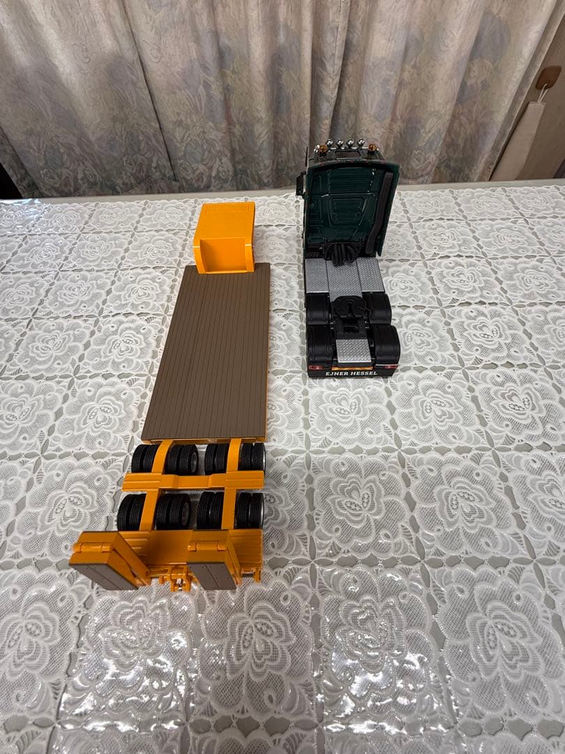 ベンツアクトロス　ケンクラフトトレーラー　セット　1/50