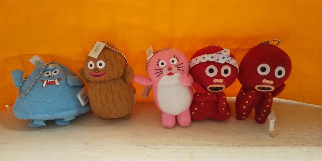 1998 セガ クレクレタコラ キーチェーンマスコット 5個 セット売り