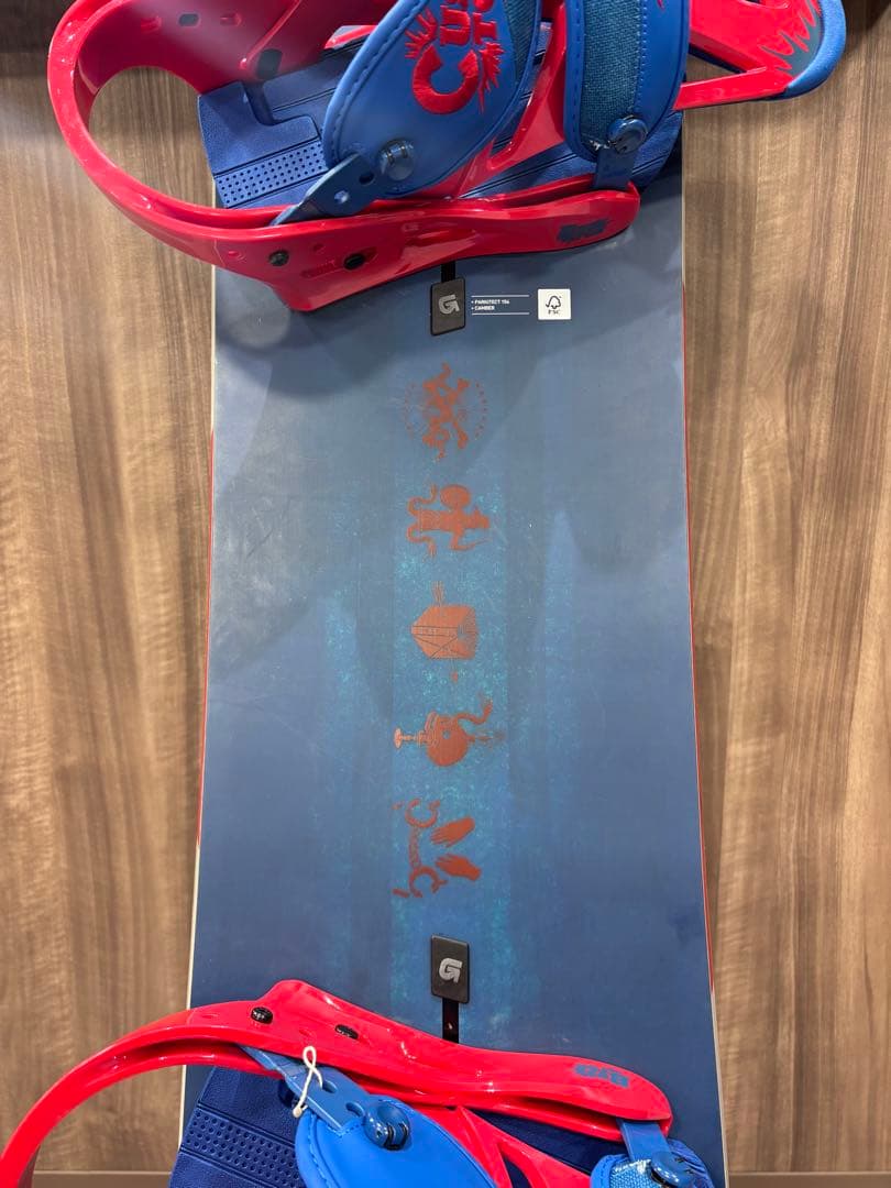 極美品✨Burton parkitect154cm &Burtonビンディング