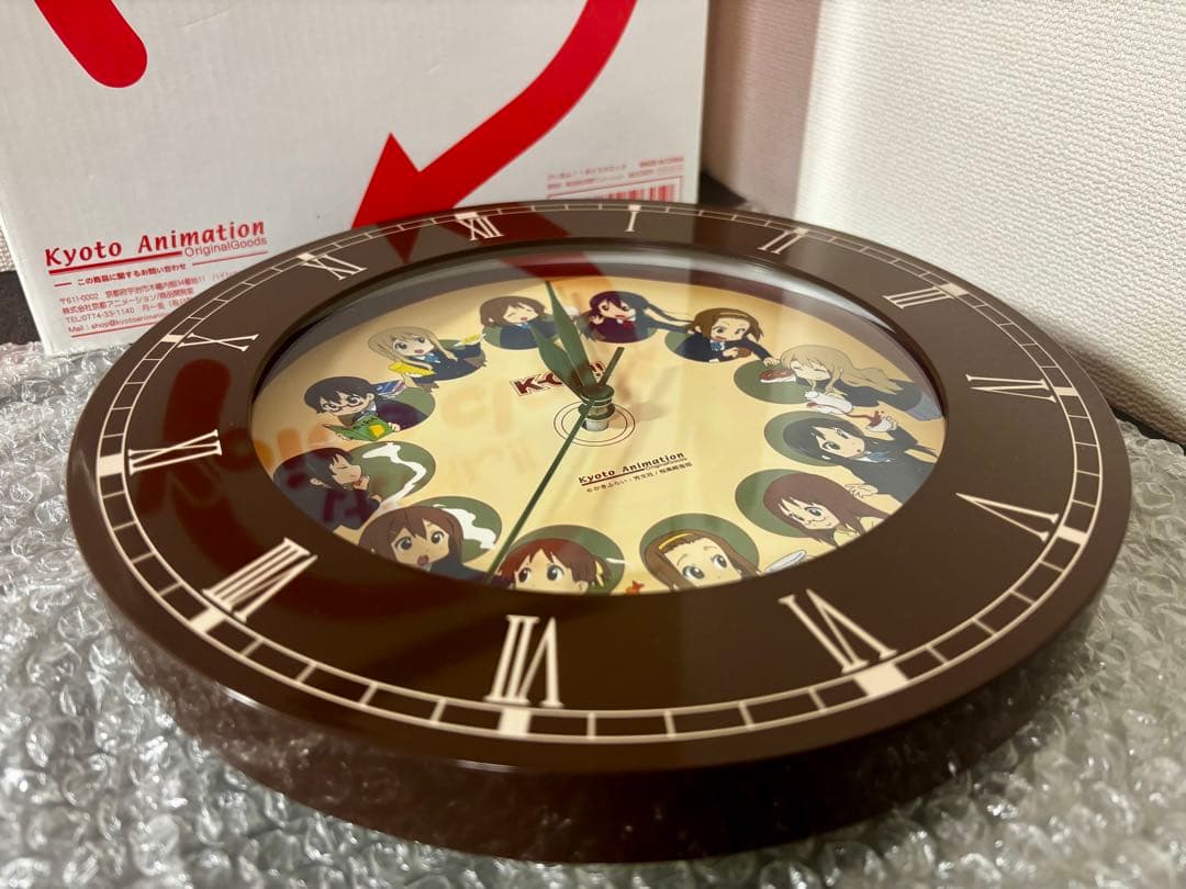 けいおん　ボイスクロック　壁掛け音声クロック　掛け時計　フィギュア