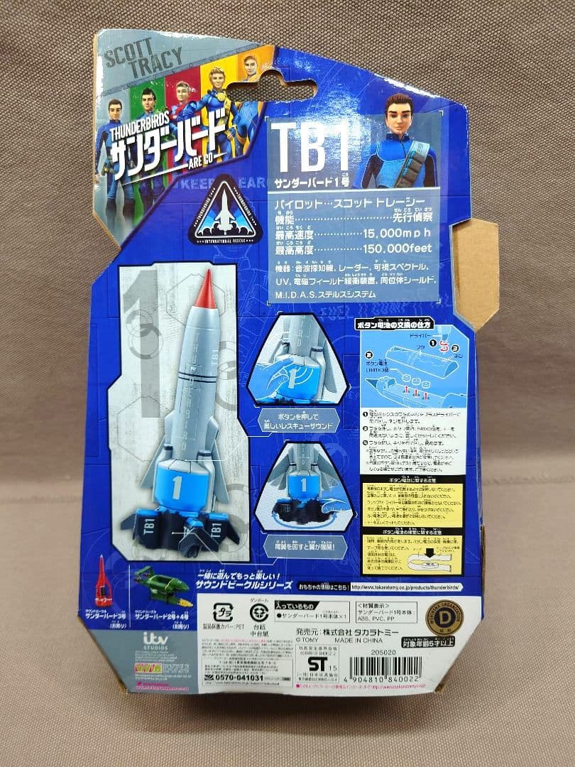 サンダーバード ARE GO　サンダーバード１号・２号・３号　サウンドビークル