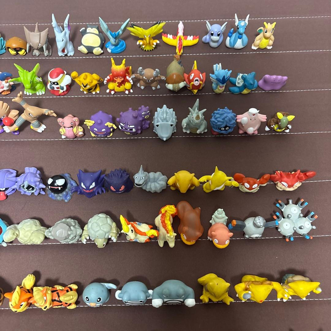 ポケモンキッズ　指人形　カントー コンプリート　初代151　ポケモン フィギュア