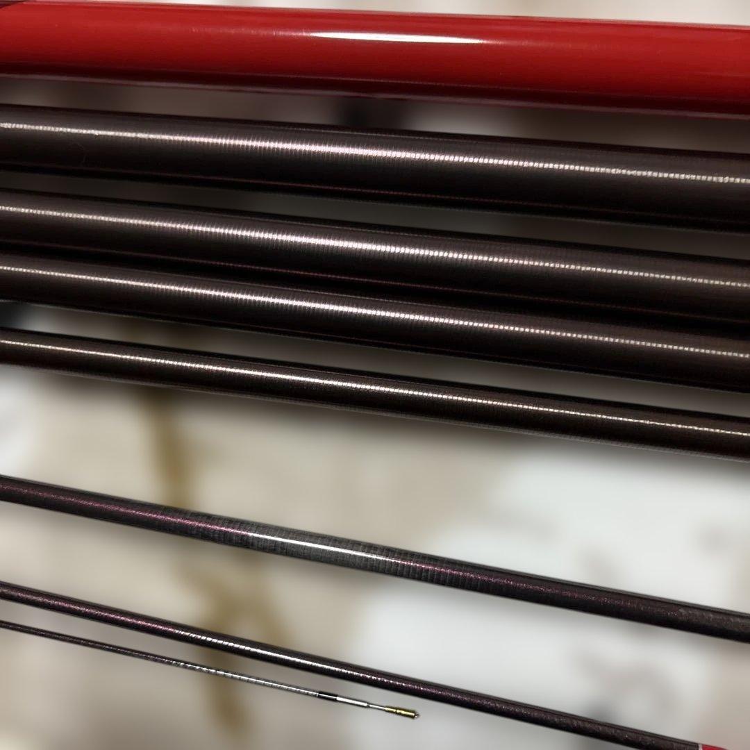 銀影競技鮎竿 A90SR 赤黒PROJECT WIN