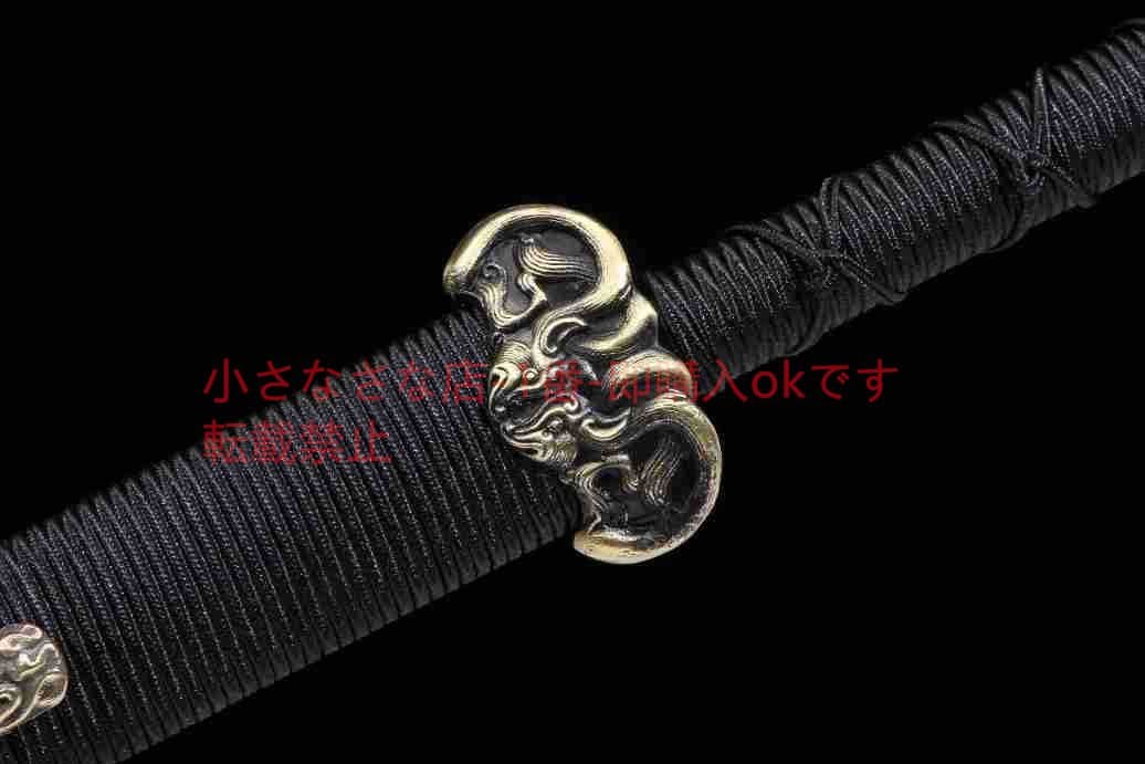 合金装人形具漢剣八面模様鋼  古兵器 武具 刀装具 日本刀 模造刀 居合刀