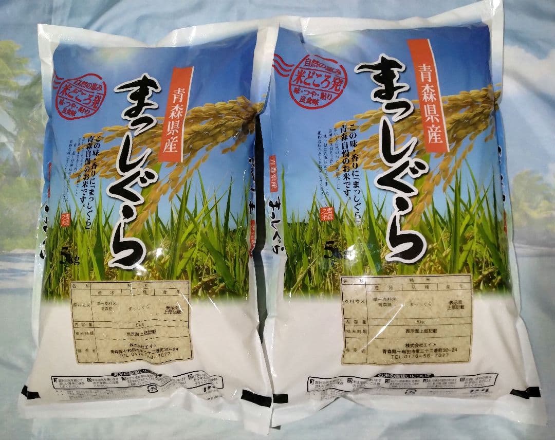 青森県産　まっしぐら　 5kg×2個【令和７年産】