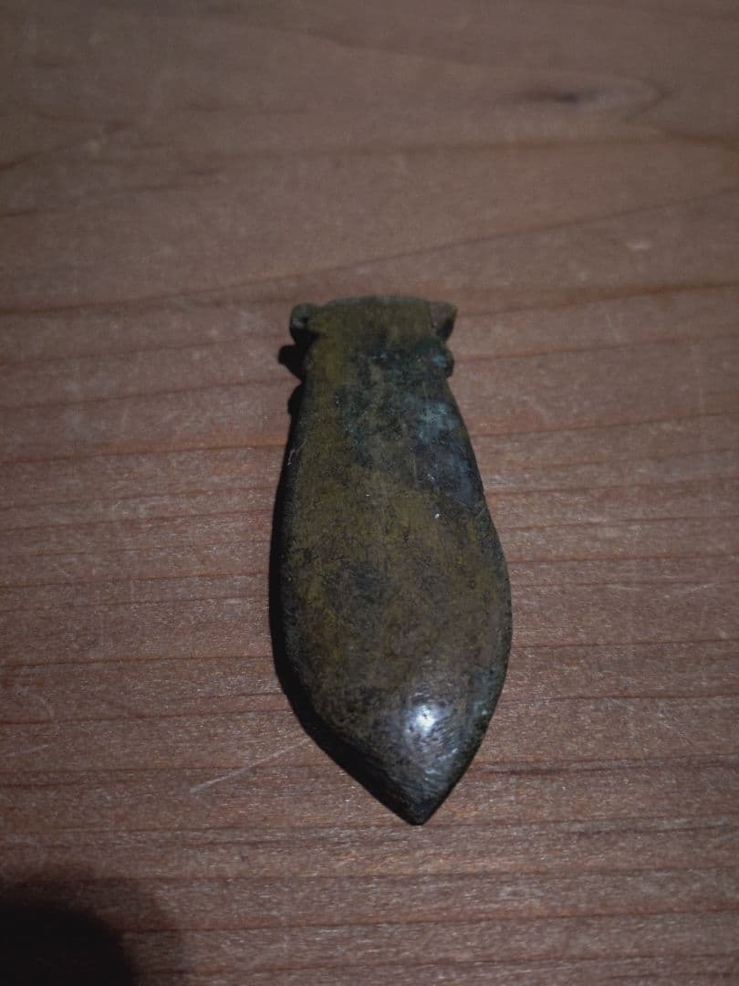 古銅 聖観音菩薩 立像 懐中仏 旅仏 豆仏 鎧仏 兜仏