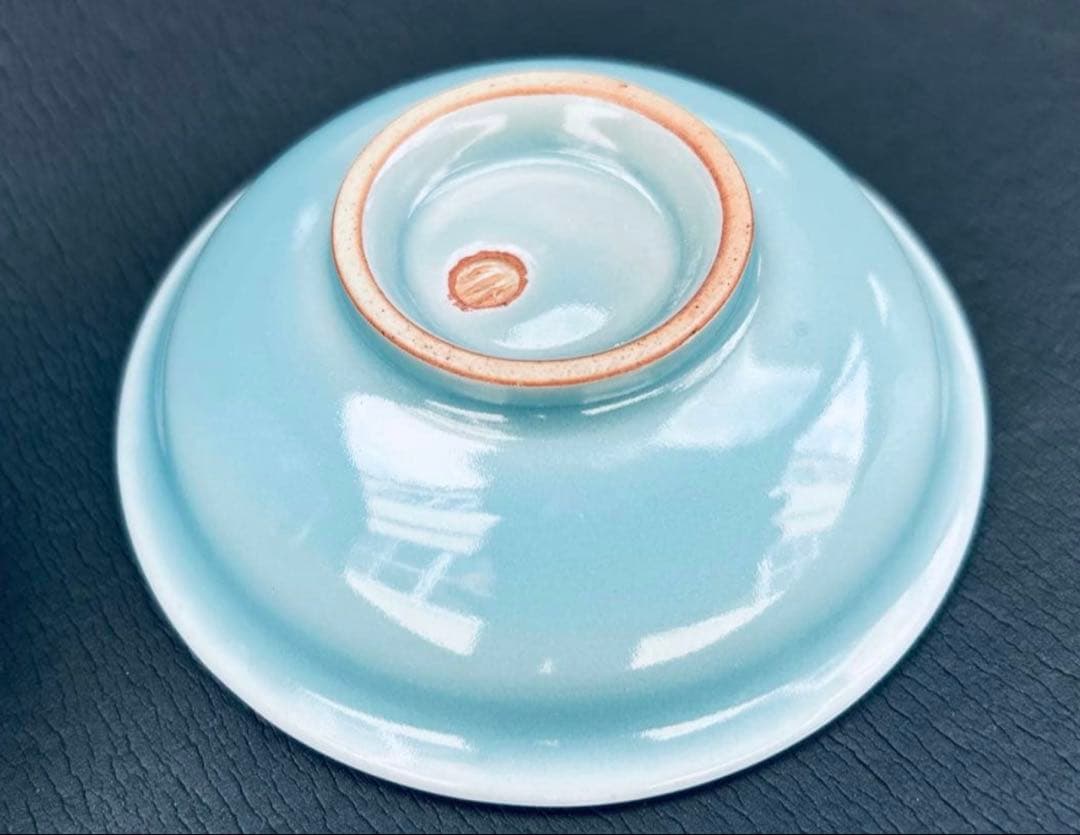 人間国宝　鈴木三成作　青瓷「氷裂」「淀青」 2点セット