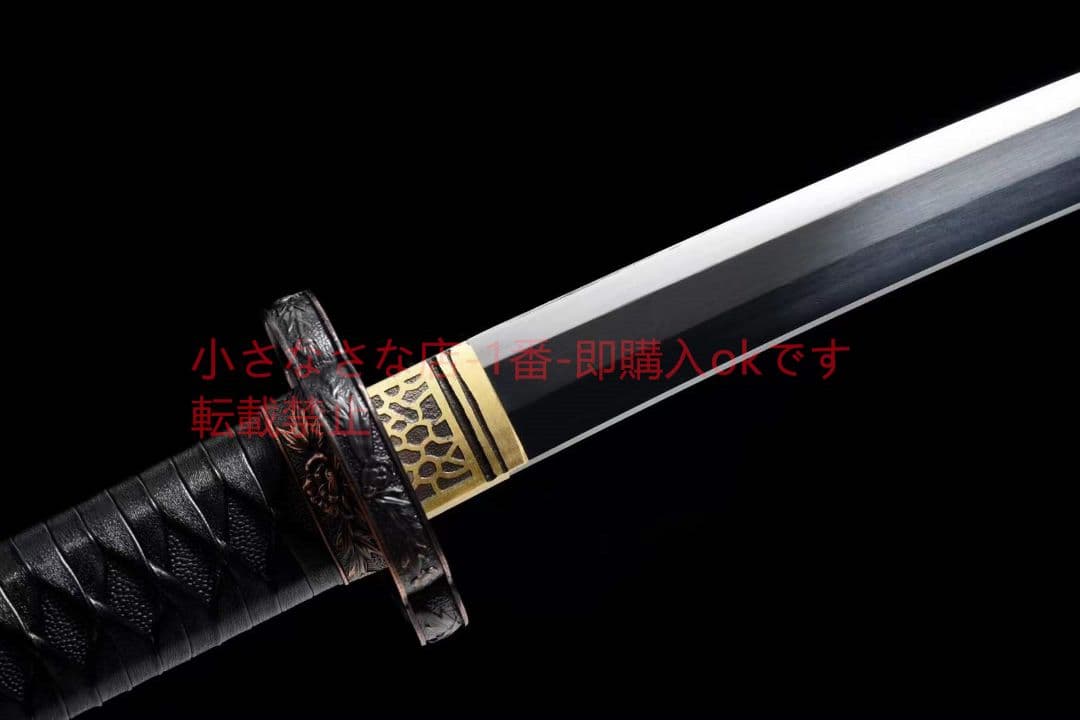 黒獅子太刀 古兵器 武具 刀装具 日本刀 模造刀 居合刀