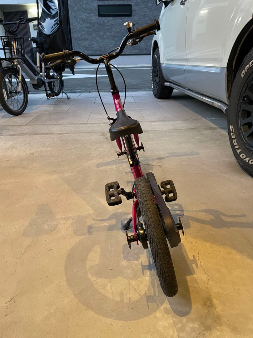 マンボウ　ストライダー 14X ピンク紫　パープル極美品　サイドスタンド付