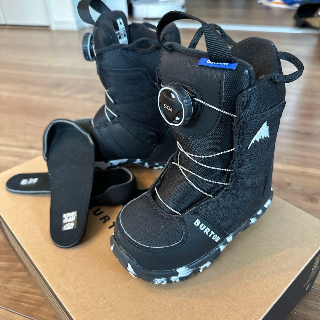 美品 バートン BURTON 17.5 GROM BOA グロム ブーツ キッズ
