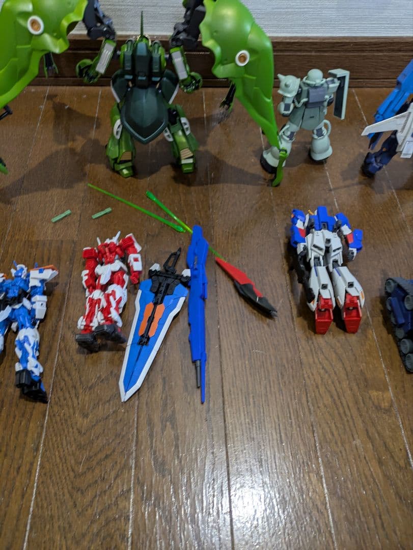 プラモデル ガンダム　ガンプラ　HG 他　スーパーロボット　ジャンク　武器