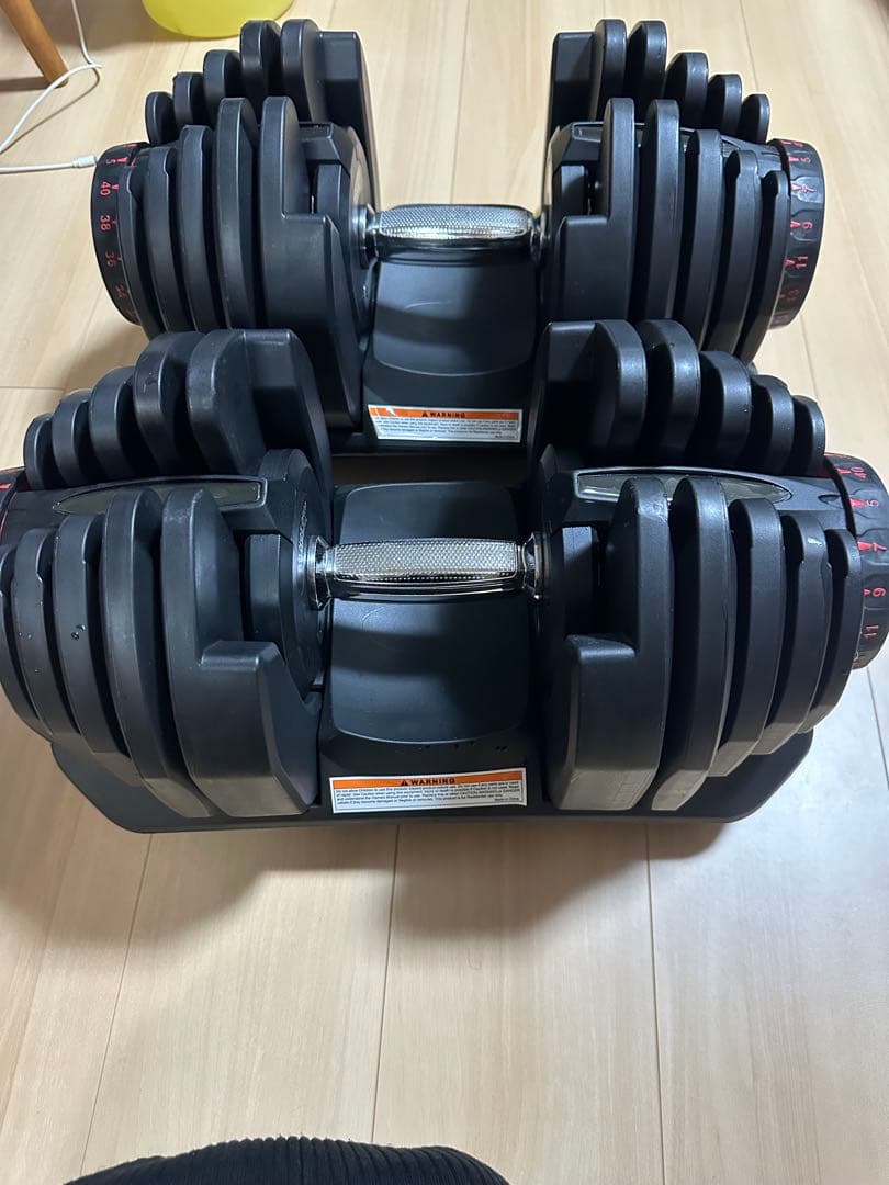 ①写真上側ダンベル 可変式 40kg 2個セット 多機能