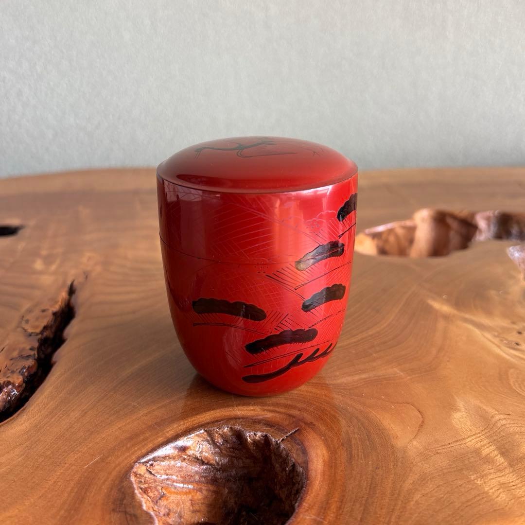 岡本陽斎 玄々斎好 あけぼの棗 茶道具 共箱