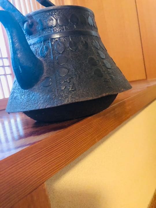南部鉄器　鉄瓶　蔵出し