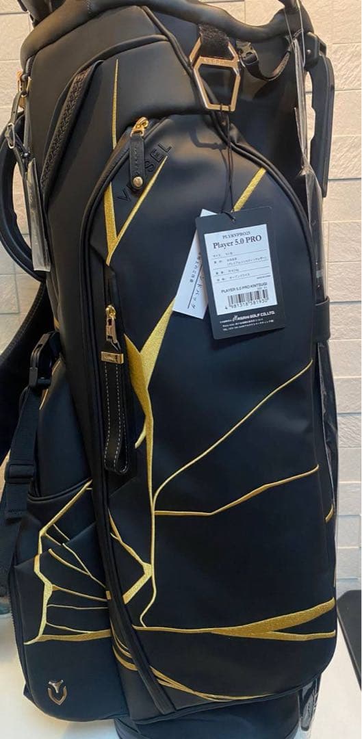 ★新品未使用　Player 5.0 PRO ゴルフバッグ ブラック/ゴールド