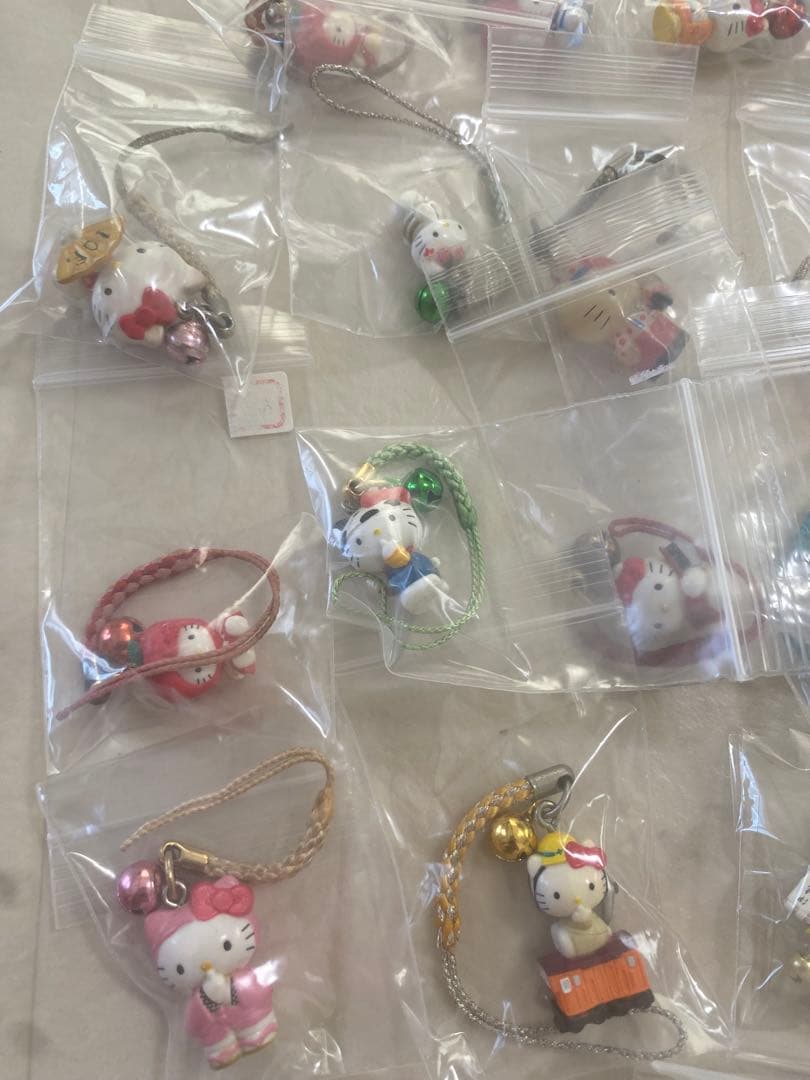 ハローキティ ストラップ セット ご当地　コラボ80点まとめ売り