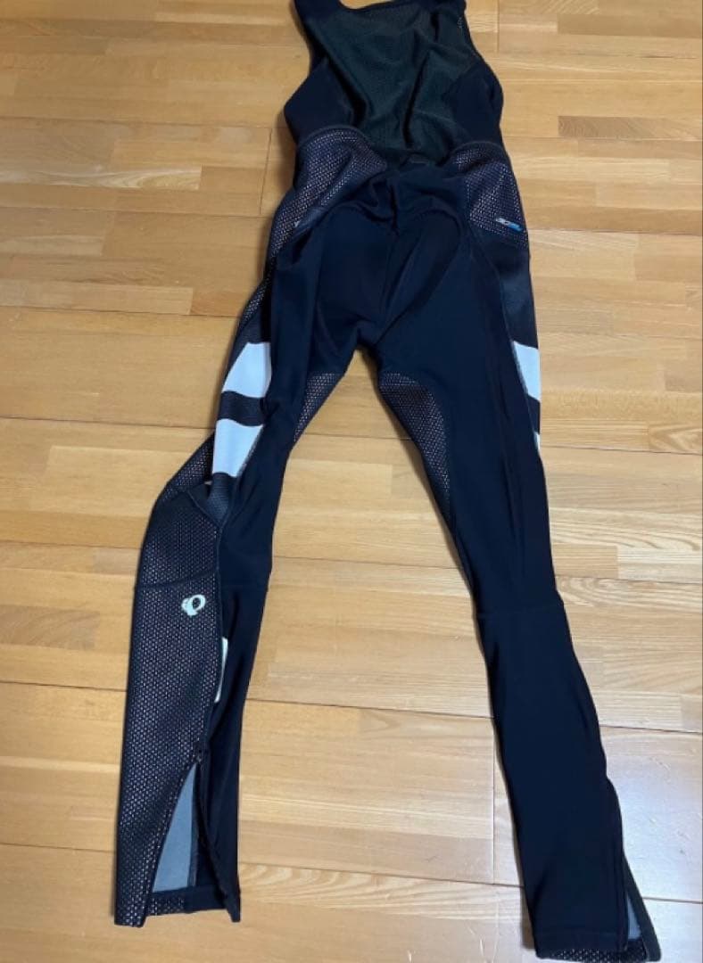 パールイズミ プレミアムウィンドブレーククイックビブタイツ ホワイトMサイズ