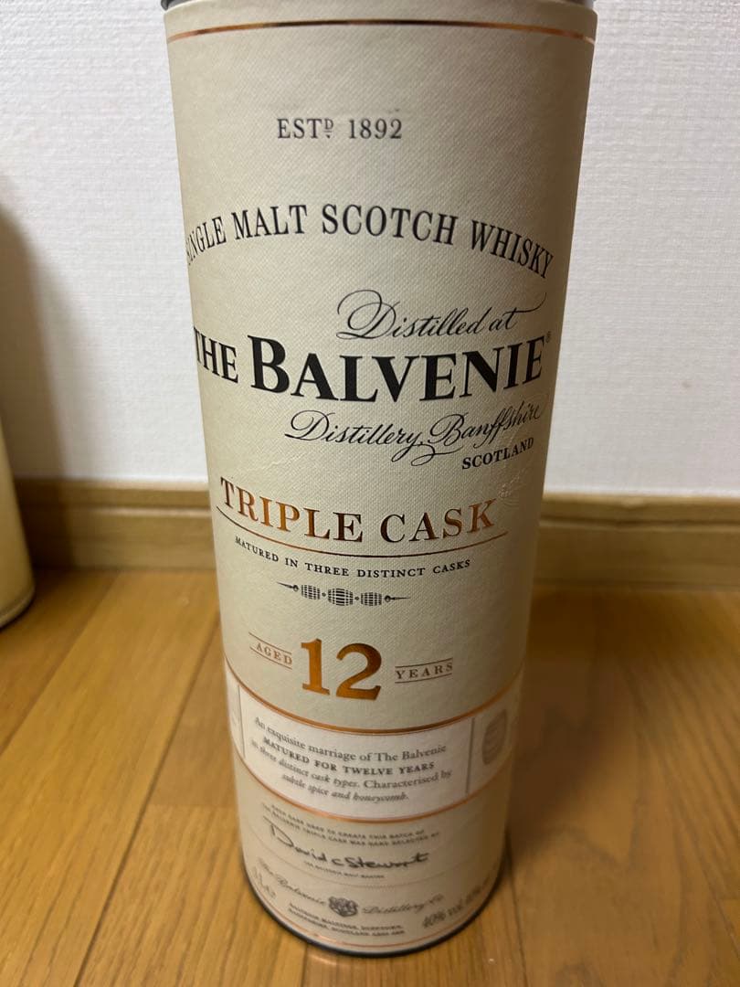 値下げ)1リットル大瓶THE BALVENIE TRIPLE CASK 12Y