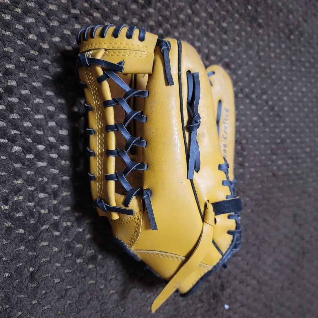 軟式グローブセット 赤・黄・茶色