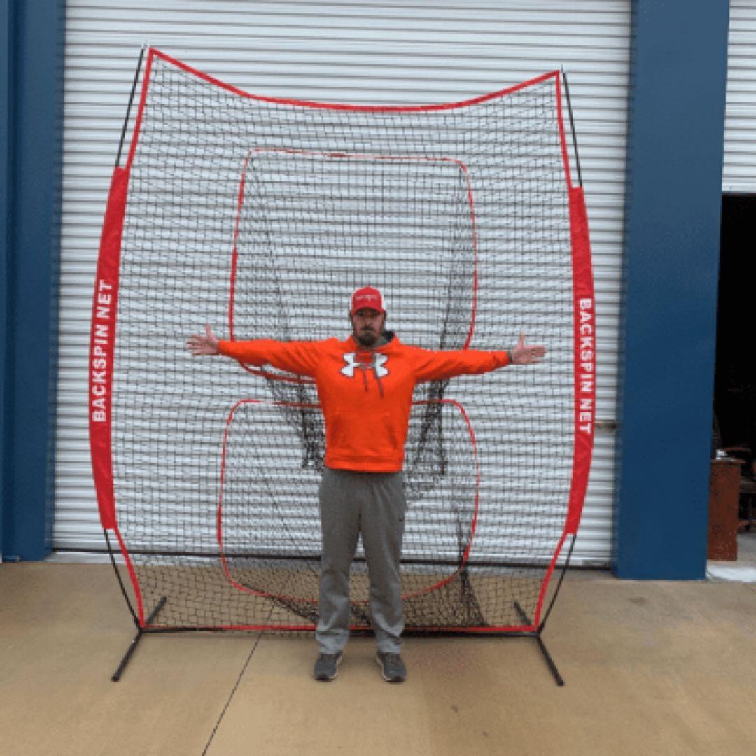 2.1m × 3m ビッグサイズ　組立　持運び　防球ネット ティーバッティング