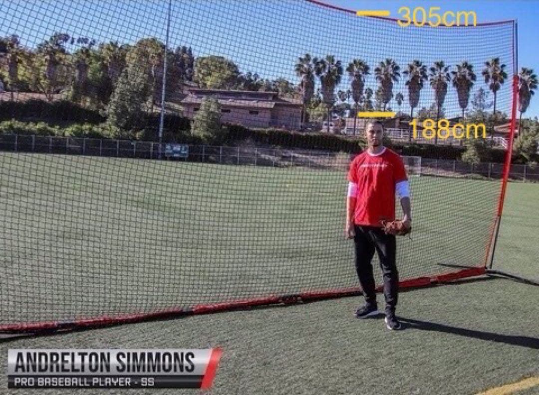 2.1m × 3m ビッグサイズ　組立　持運び　防球ネット ティーバッティング