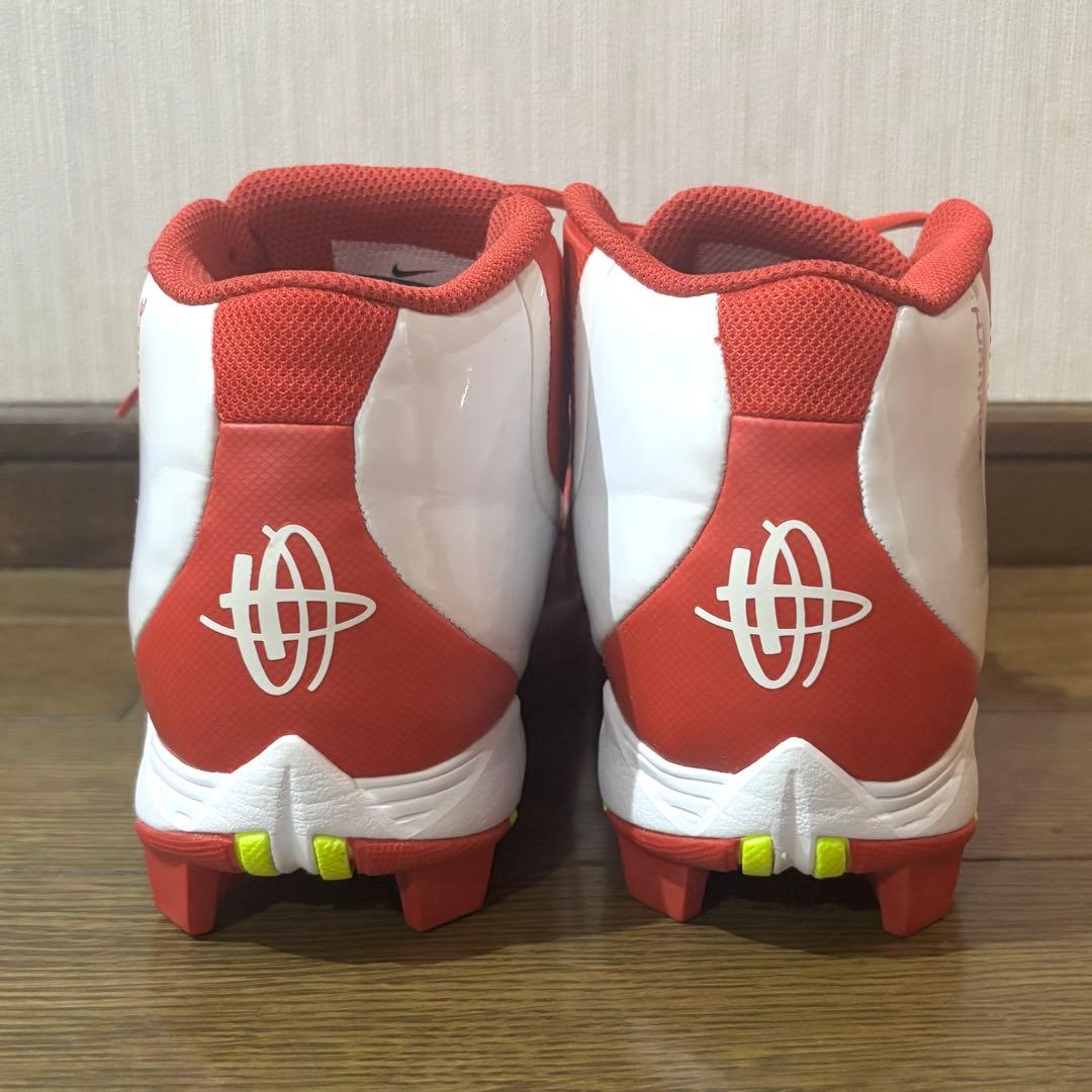 NIKE / エア ハラチ ベースボールスパイク 25.5cm レッド