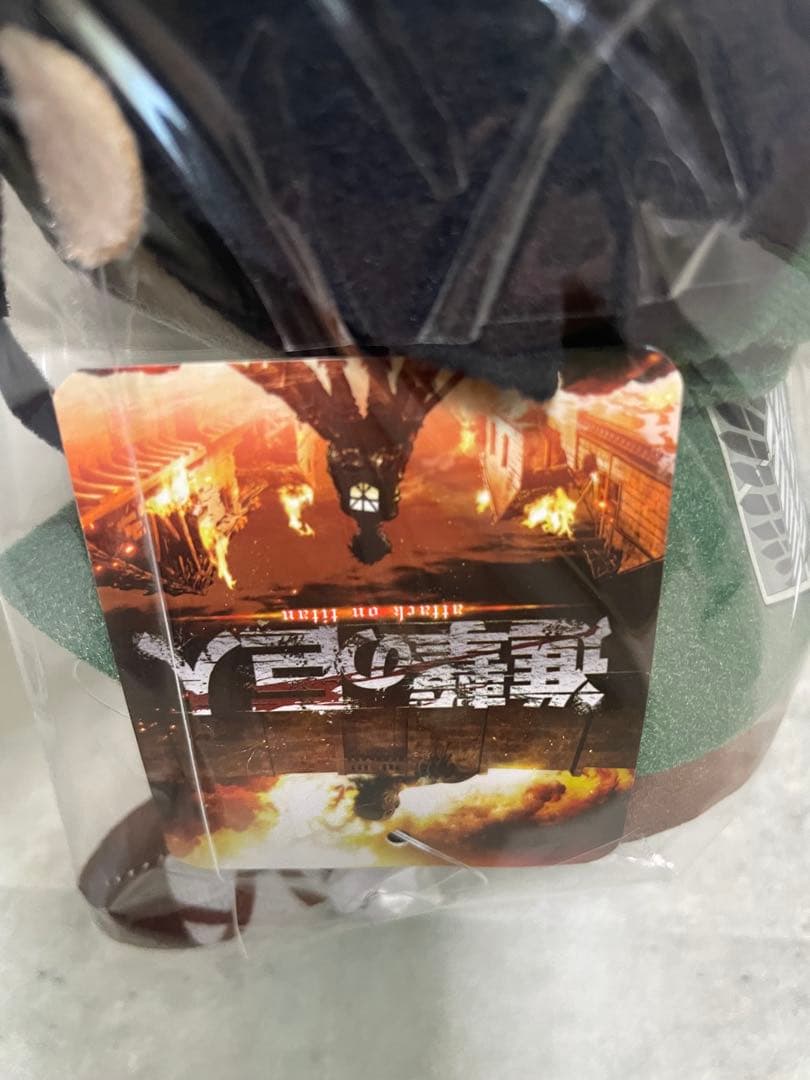 進撃の巨人　お座りぬいぐるみS ミカサ・アッカーマン 調査兵団 自由の翼