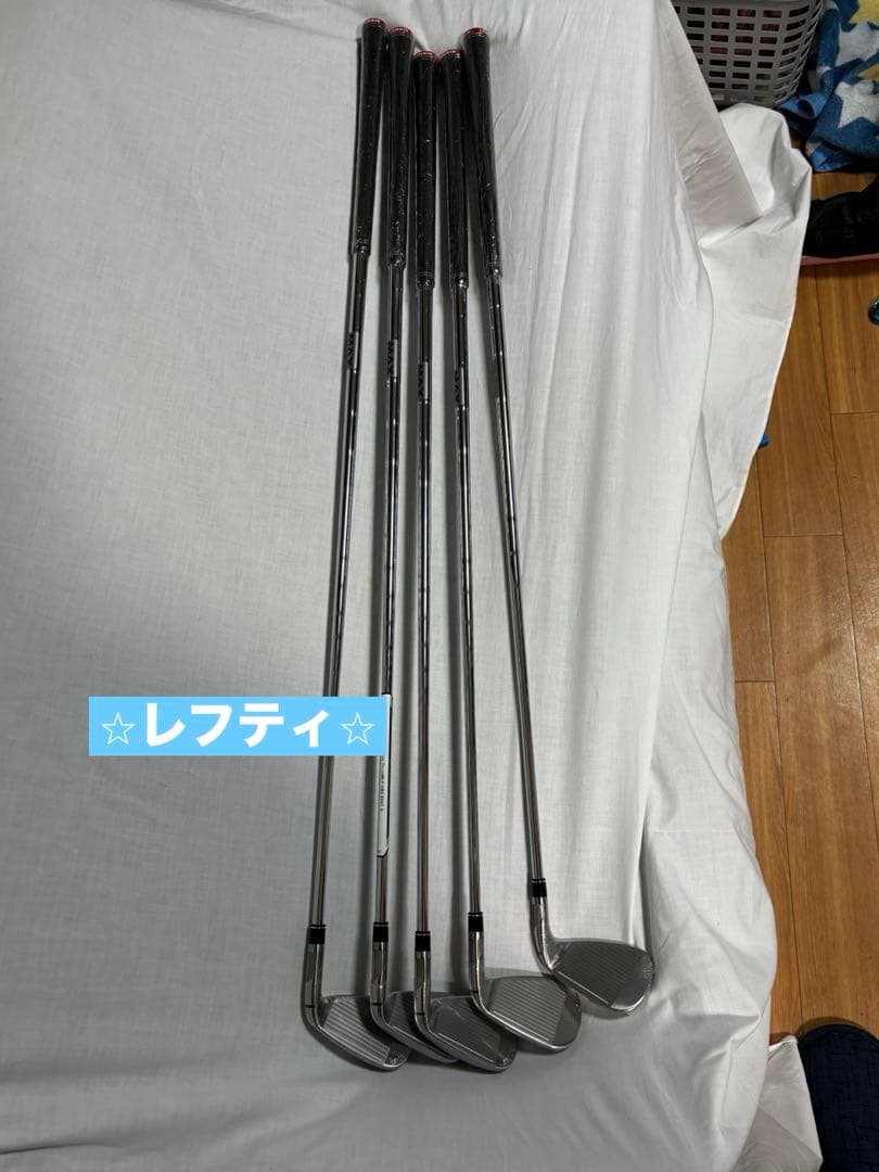 【新品・レフティ】ステルス アイアンセット スチールS テーラーメイド（6〜P）