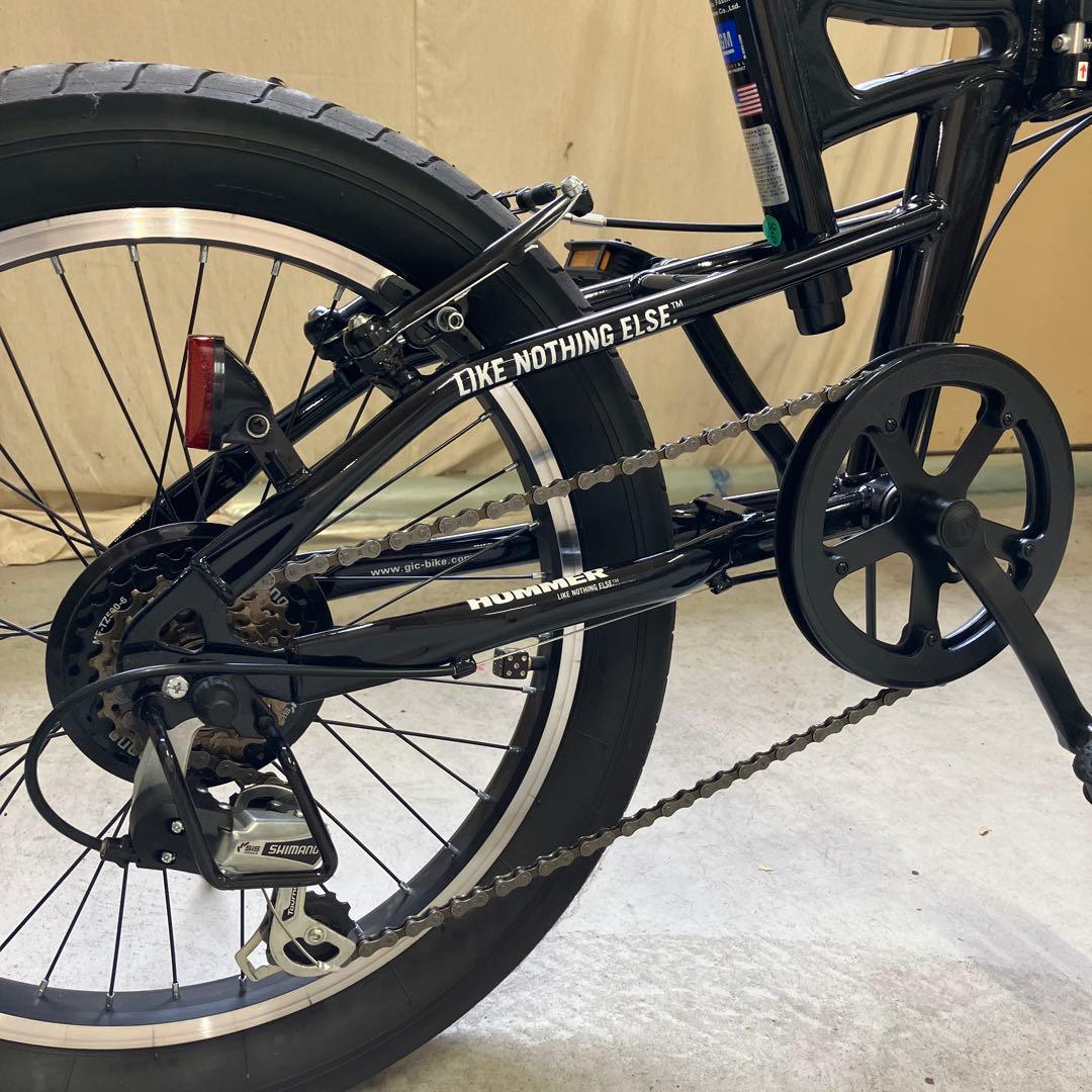 ゆけ樣専用HUMMER 折りたたみ自転車 20インチ ブラック