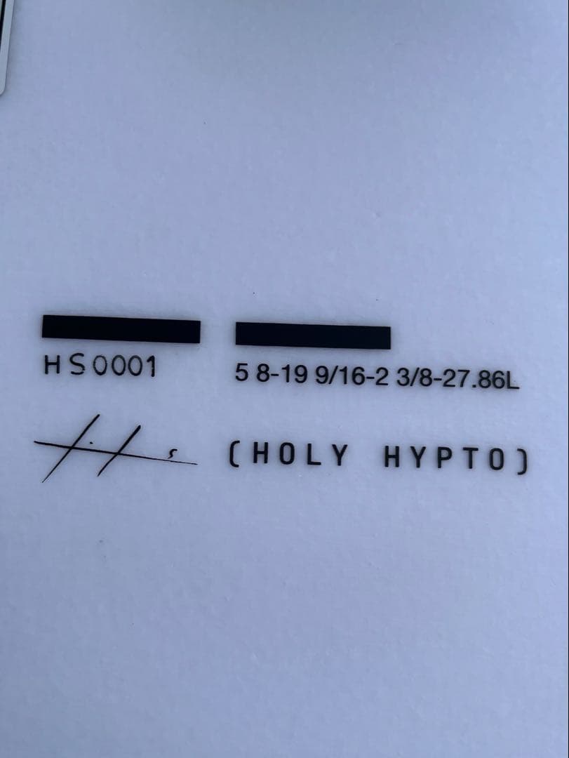 HAYDENSHAPES ヘイデンシェイプス HOLY-HYPTOホーリーヒプト