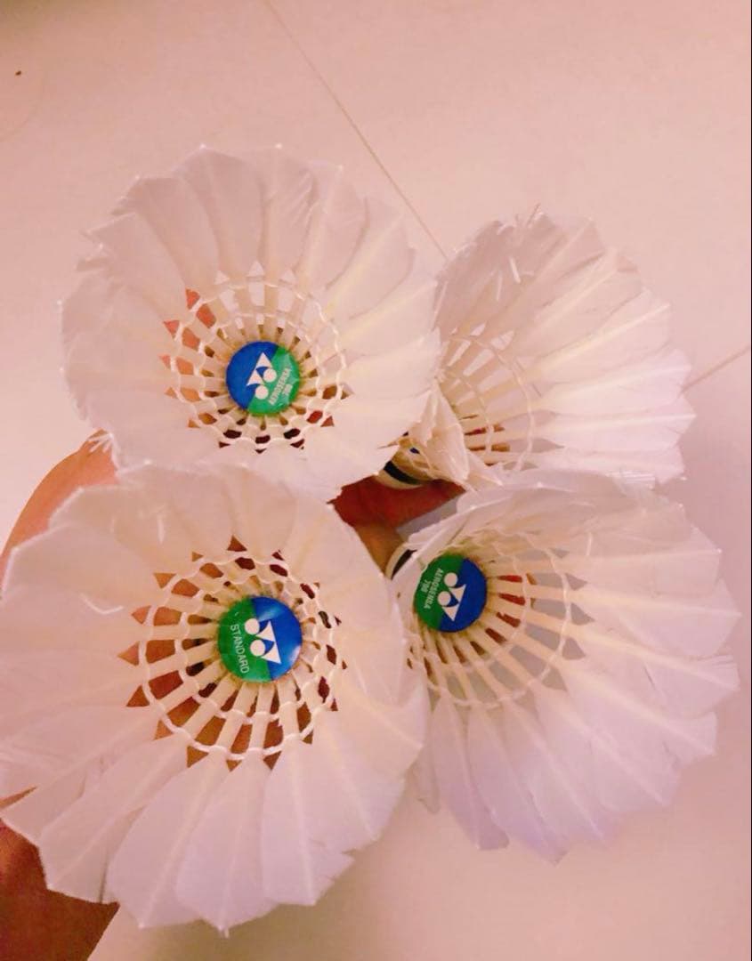 バドミントン シャトル120個 ニューオフィシャル 他 美品有練習ノック基礎手芸