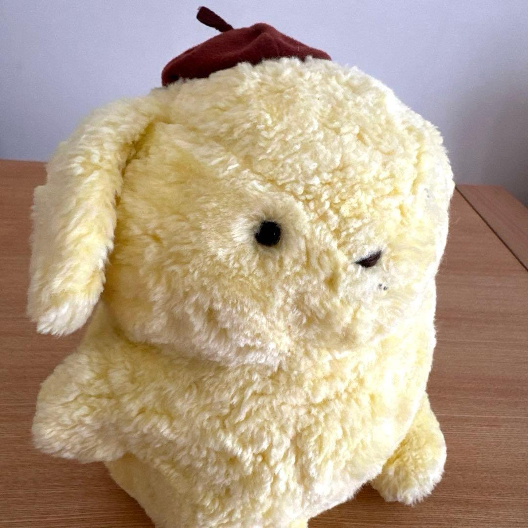 希少　初期　ポムポムプリン　ぬいぐるみ　1996年　大きめ　Mサイズ