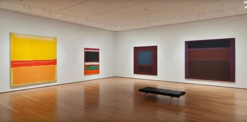 マーク・ロスコ「『White Center』(1950)　シルクスクリーン