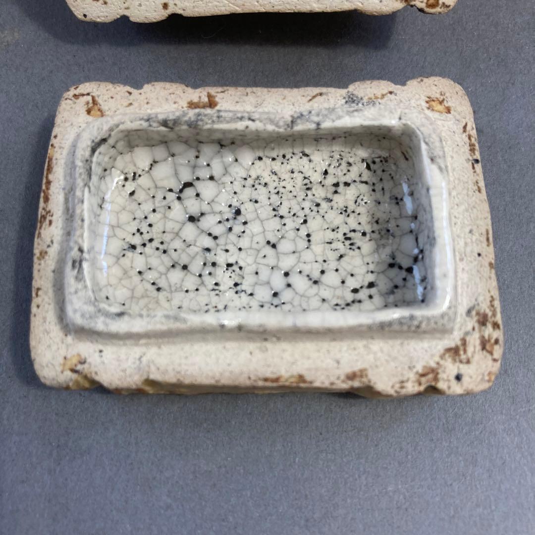 茶道具　香合￼虎渓三笑(中国六朝時代の古事) ￼水野家康　造￼共箱　S85KG