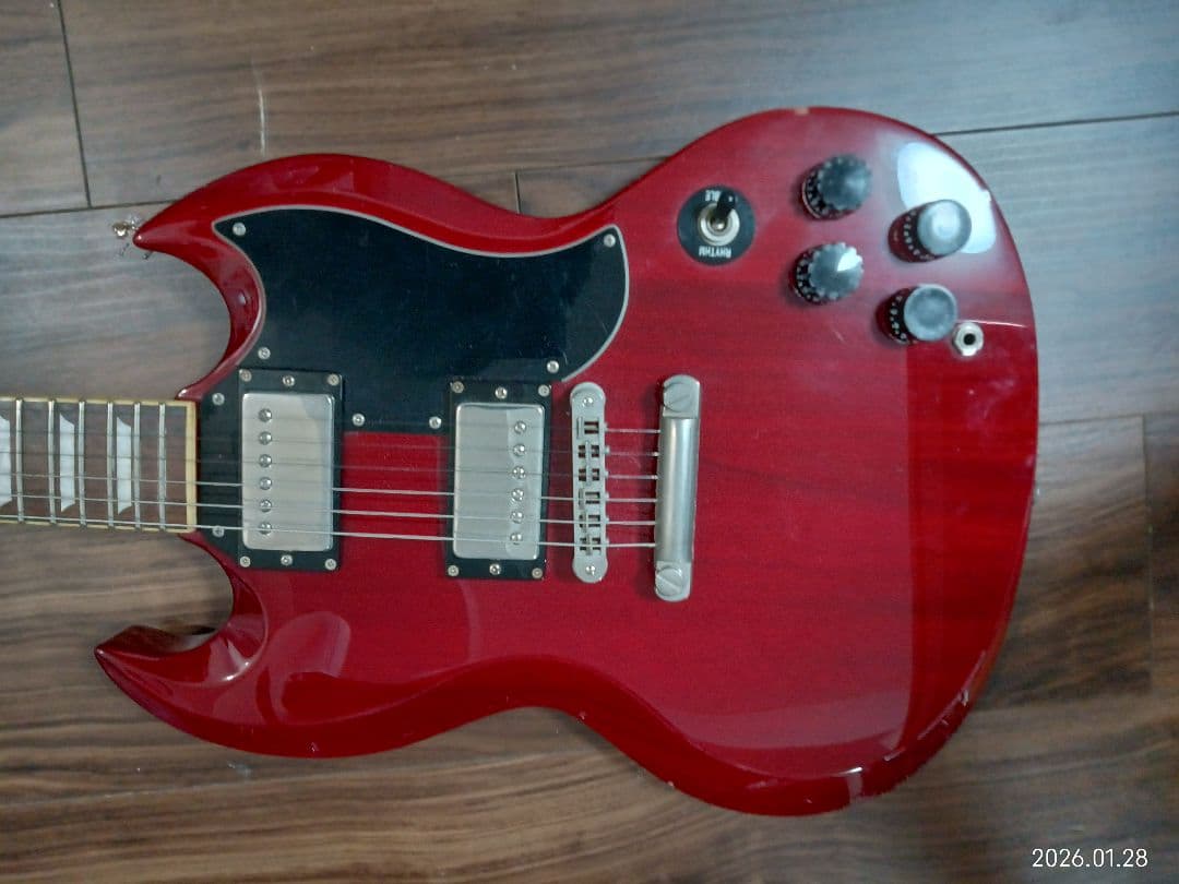 FERNANDES　Burny　SG　チェリーレッド　ハムバッカー