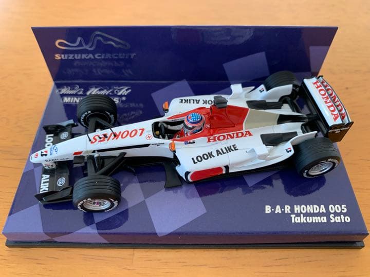 直筆サイン入り 鈴鹿サーキット別注 佐藤琢磨 BAR HONDA 005