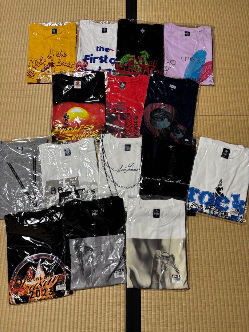 B'z イナバサラス 稲葉浩志 新品 ライブTシャツ 15枚セット