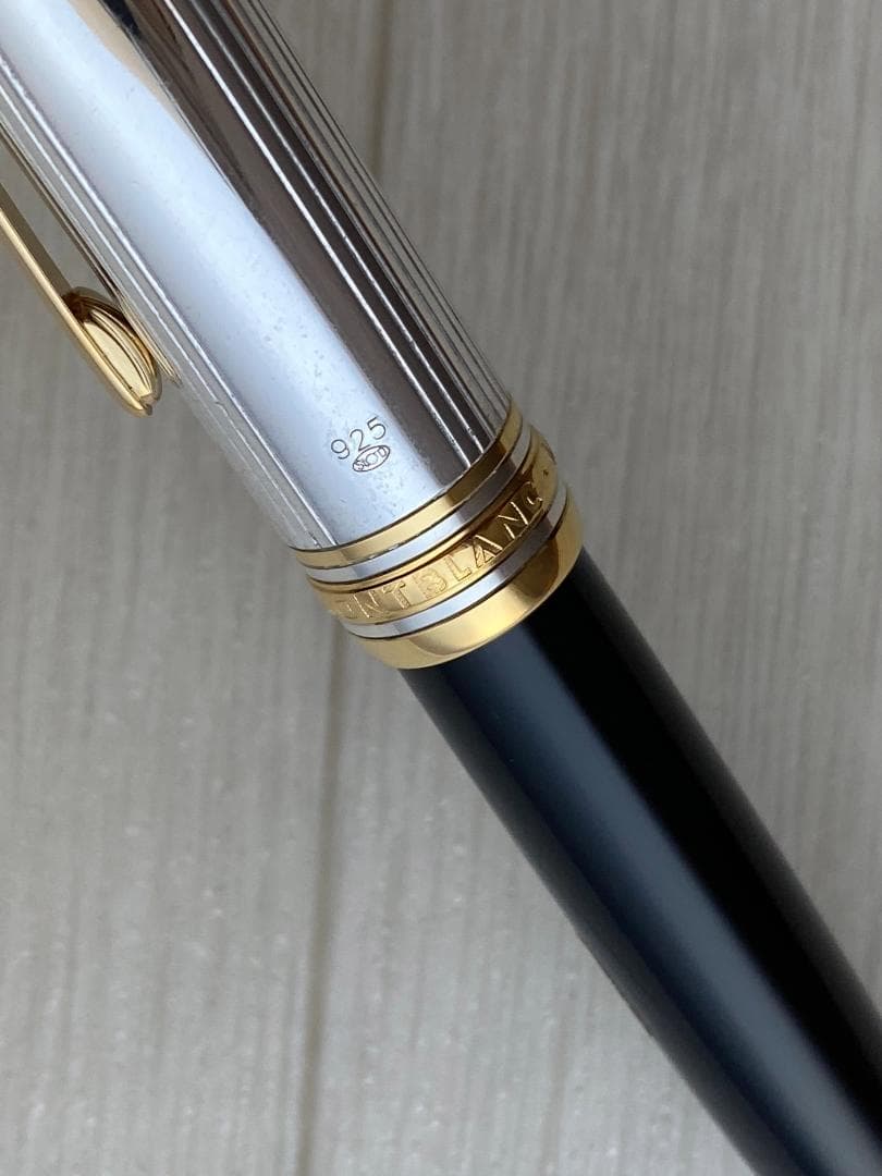 美品　モンブラン ルグラン ソリテール ドゥエ シルバー 925 ローラーボール
