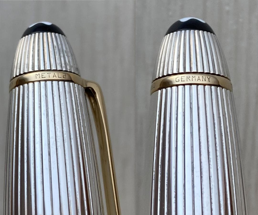 美品　モンブラン ルグラン ソリテール ドゥエ シルバー 925 ローラーボール