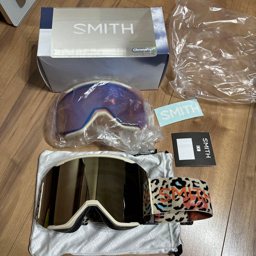SMITH ChromaPop スキーゴーグル ヒョウ柄