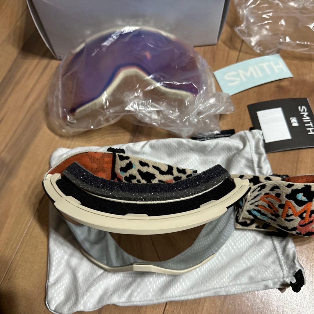 SMITH ChromaPop スキーゴーグル ヒョウ柄