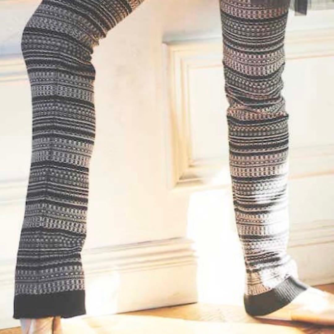 スティナstinaレッグウォーマー　ブラック