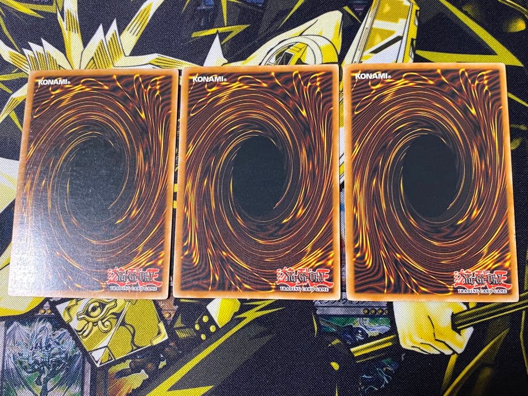 遊戯王 闇の誘惑 英語版 レリーフ 1st 3枚