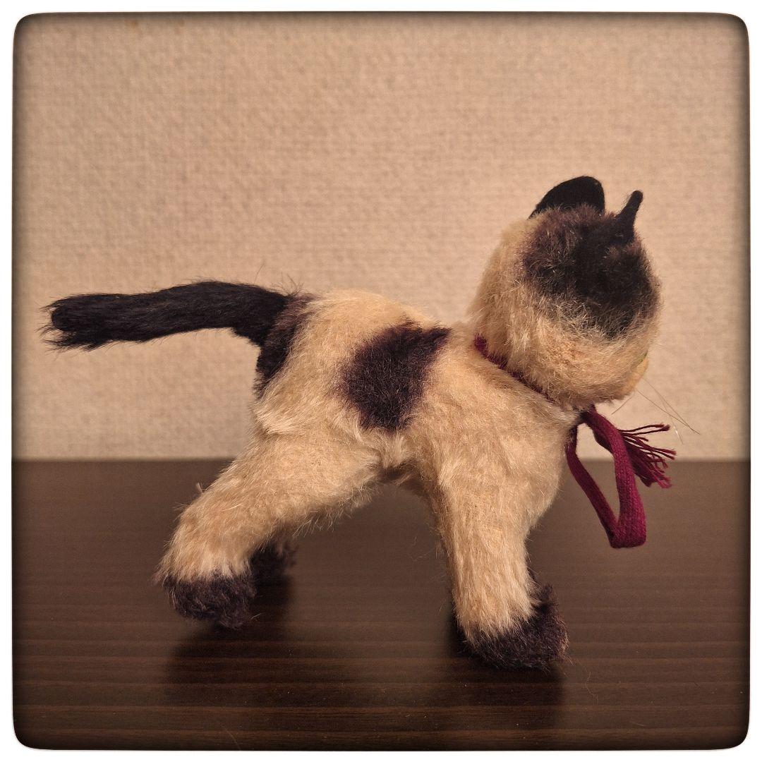 【猫 Gussy モヘア 希少 11 cm】 ヴィンテージ シュタイフ